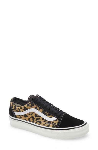 Shop Vans Anaheim Factory Old Skool 36 Dx Sneaker In Black/ Tan Leopard