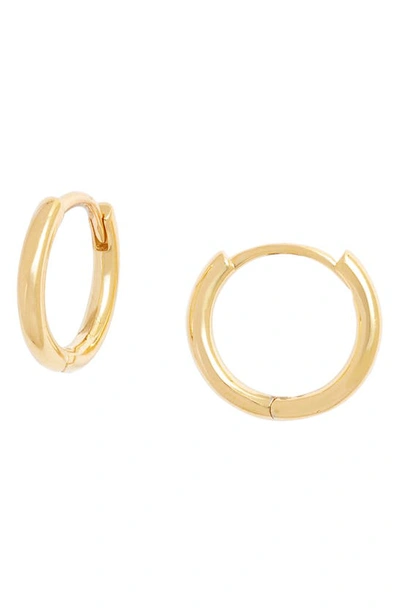 Shop Nordstrom Everyday Sterling Silver Huggie Hoop Earrings In Gold