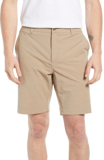 Shop Faherty Belt Loop All Day 9-inch Shorts In Khaki