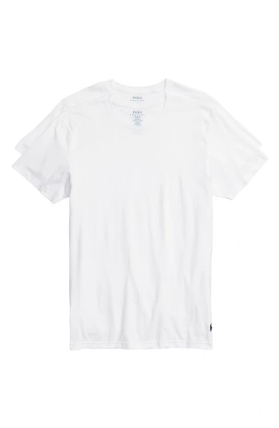 Shop Polo Ralph Lauren 3-pack Crewneck T-shirts In White