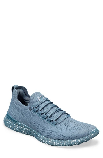 Shop Apl Athletic Propulsion Labs Techloom Breeze Knit Running Shoe In Blue/ White