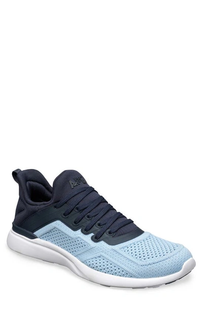 Shop Apl Athletic Propulsion Labs Techloom Tracer Knit Training Shoe In Navy/ Blue