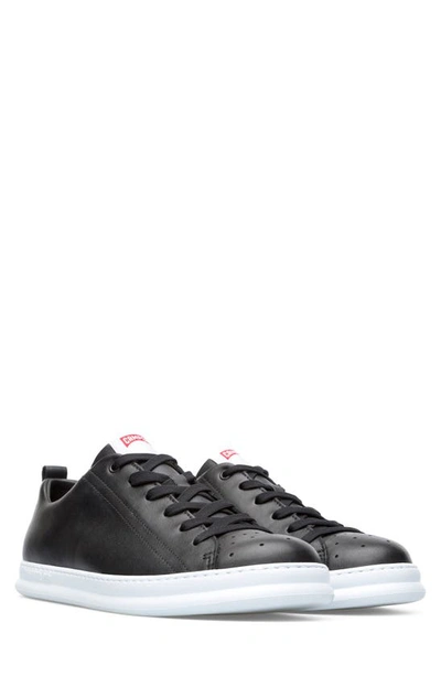 Shop Camper Runner Leather Sneaker In Black/white
