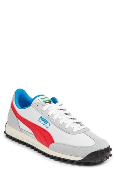 Puma Easy Rider Ii Trainers - White / Blue / Red | ModeSens