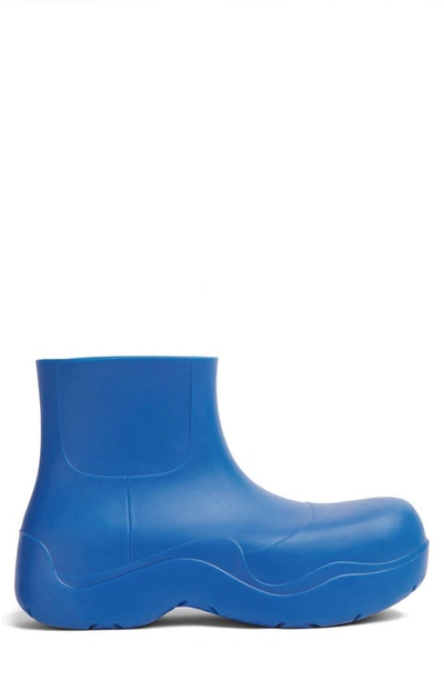 Shop Bottega Veneta Puddle Waterproof Chelsea Rain Boot In Colbalt