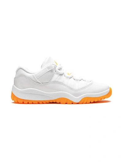 Shop Jordan 11 Retro Low "bright Citrus" Sneakers In White