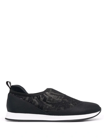 Shop Fendi Ff Vertigo Low-top Sneakers In Black