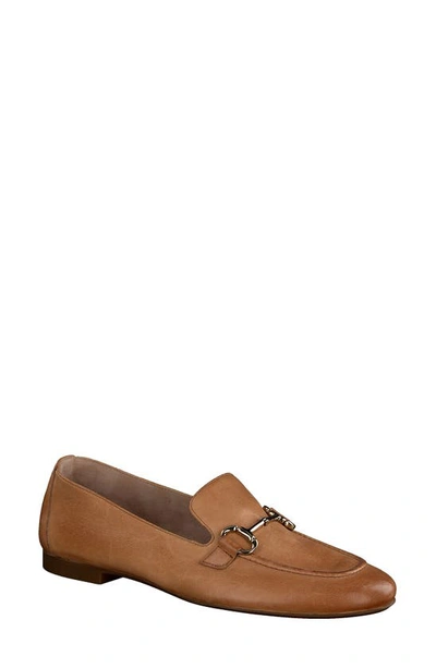 Shop Paul Green Daphne Flat In Cuoio Leather