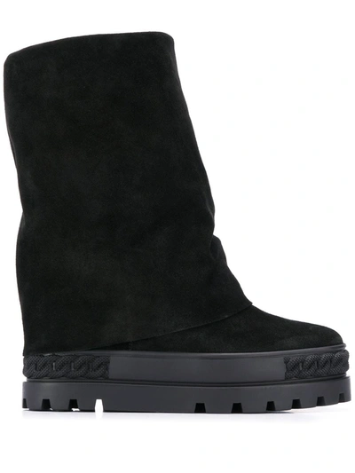 Shop Casadei Boots Black