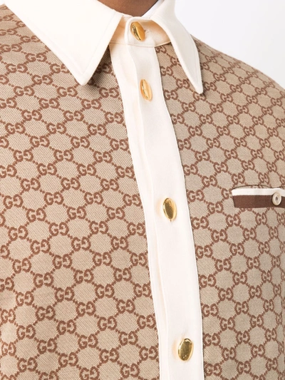 Shop Gucci T-shirts And Polos Beige