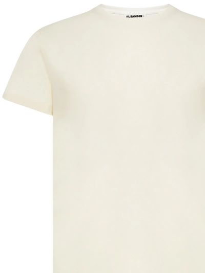 Shop Jil Sander T-shirts And Polos Beige