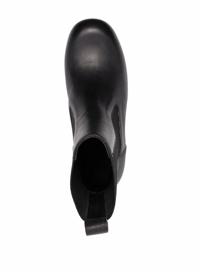 Shop Rick Owens Chunky-sole Leather Boots In Black