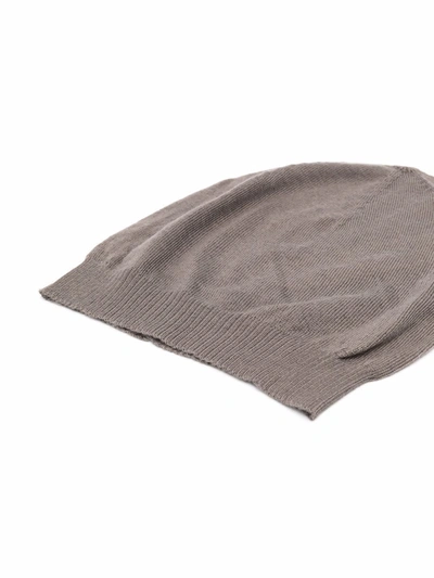 Shop Rick Owens Fine-knit Beanie In Black