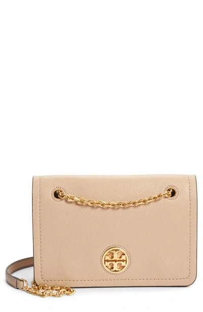 Tory Burch Carson Convertible Leather Crossbody Bag In Devon Sand | ModeSens