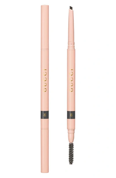 Shop Gucci Stylo À Sourcils Waterpoof Eyebrow Pencil In 05 Gris