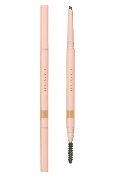 Shop Gucci Stylo À Sourcils Waterpoof Eyebrow Pencil In 01 Miel
