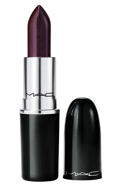 Shop Mac Cosmetics Lustreglass Sheer-shine Lipstick In Succumb To Plum