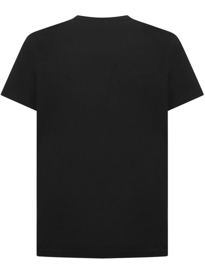 Shop Burberry T-shirts And Polos Black