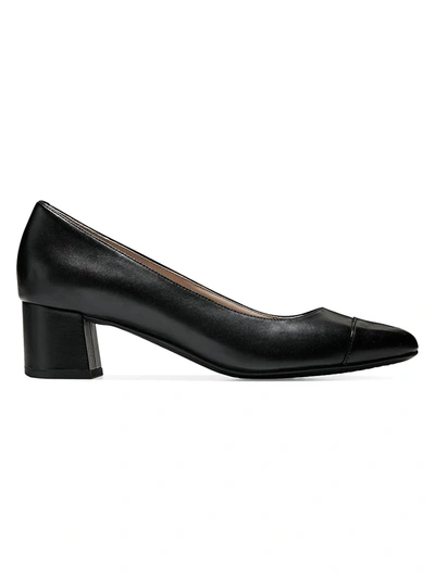 Shop Cole Haan Women's The Go To Leather Pumps - Black - Size 5.5