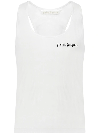 Shop Palm Angels Top White