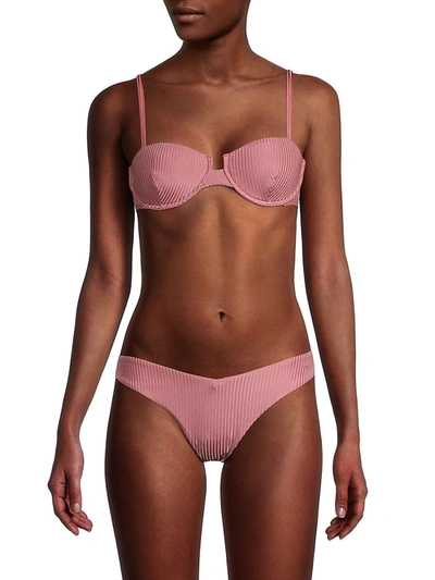 Shop Onia Women's Dalia Bikini Top - Dusty Rose - Size Xs