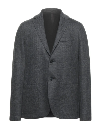 Shop Harris Wharf London Man Blazer Lead Size 42 Virgin Wool In Grey