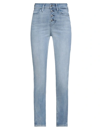 Shop Guess Woman Jeans Blue Size 31w-29l Cotton, Polyester, Metal, Elastane