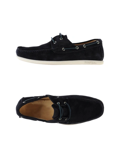 Shop Gold Brothers Loafers In Dark Blue