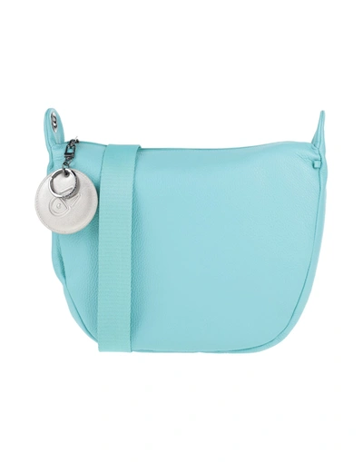 Shop Mandarina Duck Handbags In Turquoise