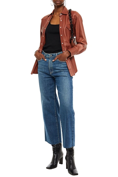 Ag Quinne High-rise Cropped Flare Jeans In 11 Years Streaming