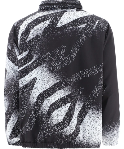 X Umbro Spray-paint Jacket In Black