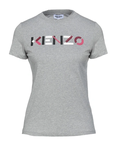 Shop Kenzo T-shirts In Grey