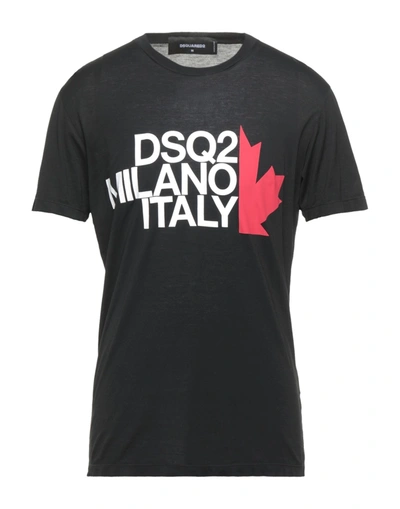 Dsquared2 T-shirts In Black