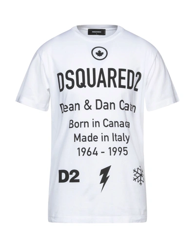Dsquared2 T-shirts In White