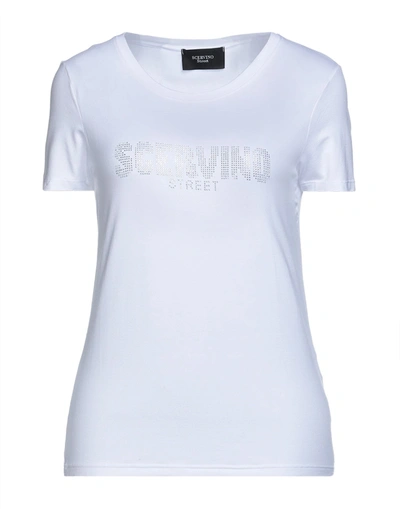 Shop Scervino Street Ermanno Scervino Woman T-shirt White Size S Viscose, Elastane
