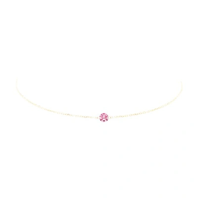 Shop Persée Pink Sapphire Bracelet In Yellow Gold