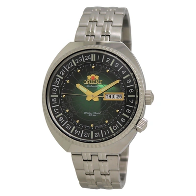 Shop Orient Revival1 Automatic Green Dial Mens Watch Ra-aa0e02e19b In Gold Tone / Green / Yellow
