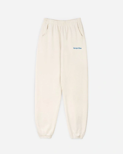 Shop Sporty And Rich Classic Logo Sweatpants In White