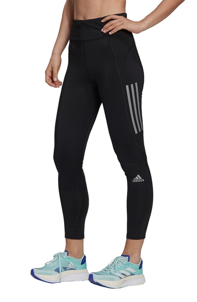 Shop Adidas Originals 7/8 Training Leggings In Black