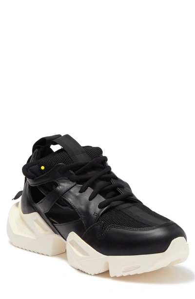 Shop Ben Taverniti Unravel Project Cutout Sneaker In Black