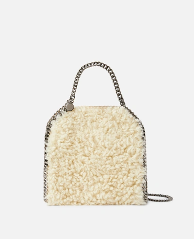 Shop Stella Mccartney - Falabella Fff Mini Tote In Natural