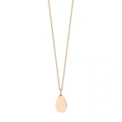 Shop Ginette Ny Bliss Mini On Chain In Pink Gold
