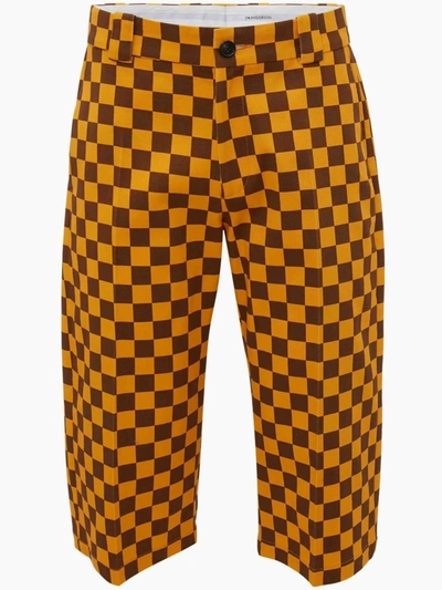 Shop Jw Anderson Skater Shorts In Yellow