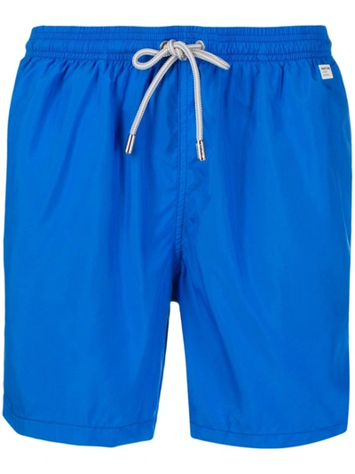 Shop Mc2 Saint Barth Blue Pantone Swim Shorts