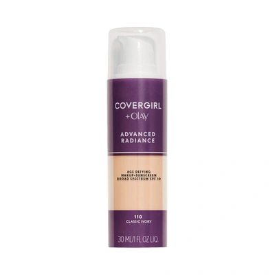 Shop Covergirl Advanced Radiance Liquid Foundation 7 oz (various Shades) In 4 Classic Ivory