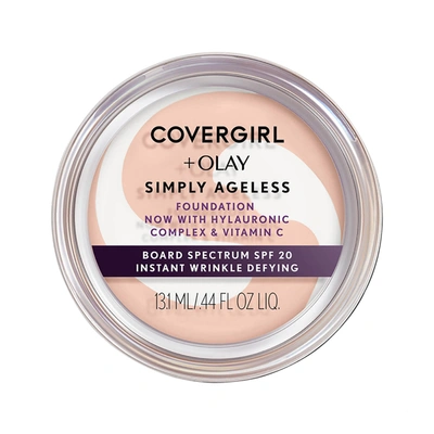 Shop Covergirl Simply Ageless Instant Wrinkle Defying Foundation 7 oz (various Shades) In 10 Creamy Natural