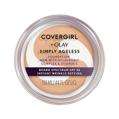 Shop Covergirl Simply Ageless Instant Wrinkle Defying Foundation 7 oz (various Shades) In 4 Classic Ivory