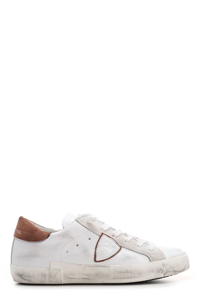 Shop Philippe Model Panelled Low In White