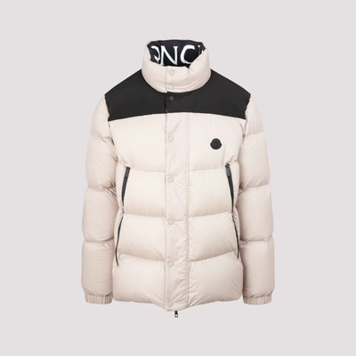 Shop Moncler Timsit Panelled Padded Jacket In Pink