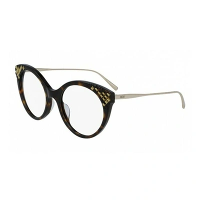 Shop Mcm Ladies Tortoise Round Eyeglass Frames 2698r